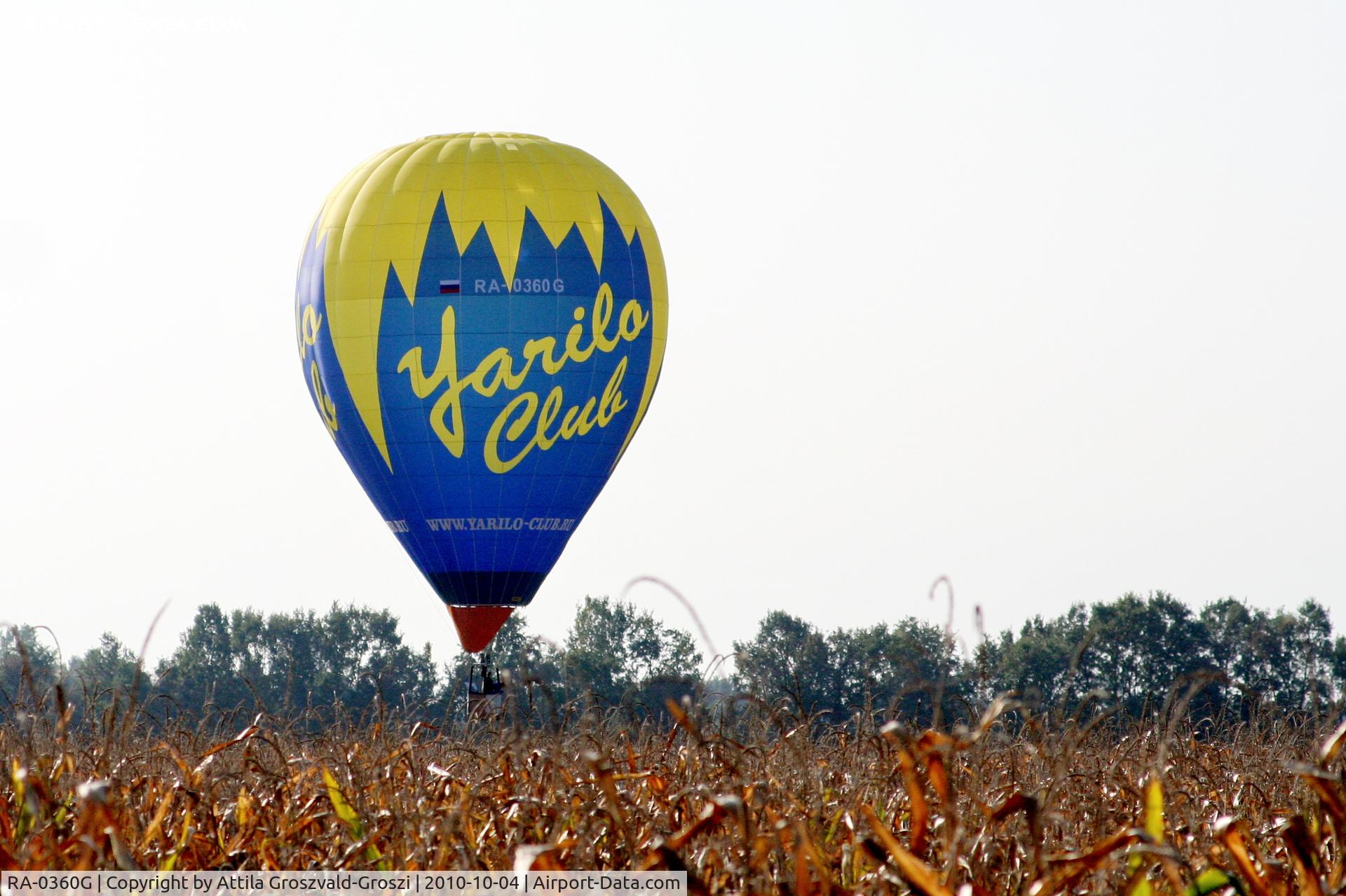 RA-0360G, 2008 Ultramagic MV-65 C/N Not found RA-0360G, 19th World Hot Air Balloon Championship, Debrecen-Hungary
