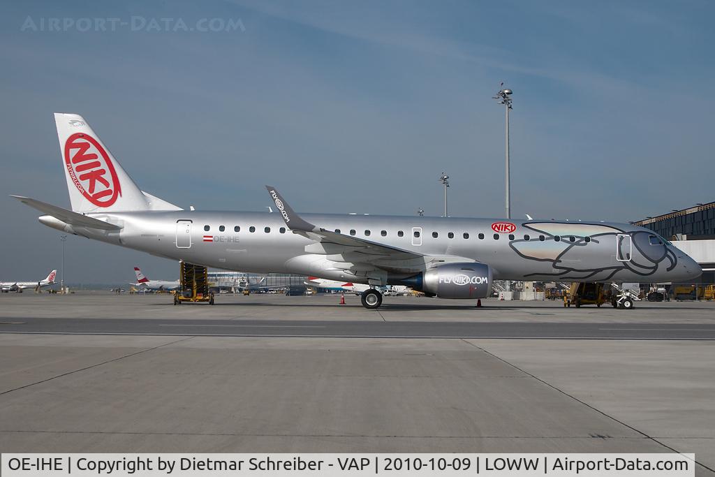OE-IHE, 2010 Embraer 190LR (ERJ-190-100LR) C/N 19000387, Fly Niki Embraer 190