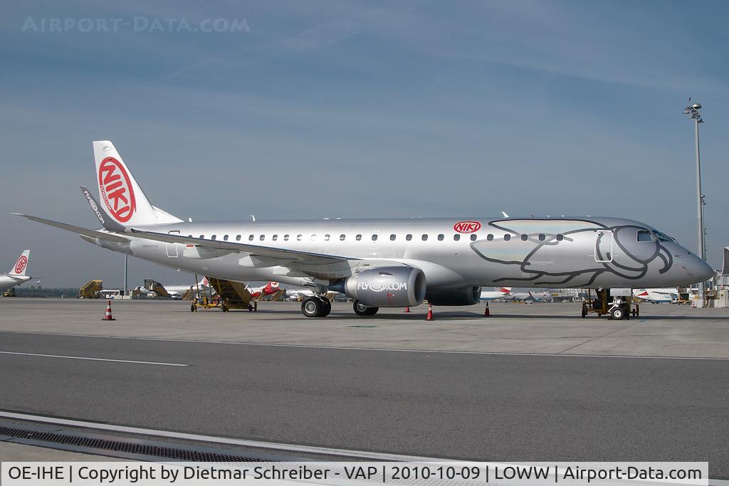 OE-IHE, 2010 Embraer 190LR (ERJ-190-100LR) C/N 19000387, Fly Niki Embraer 190