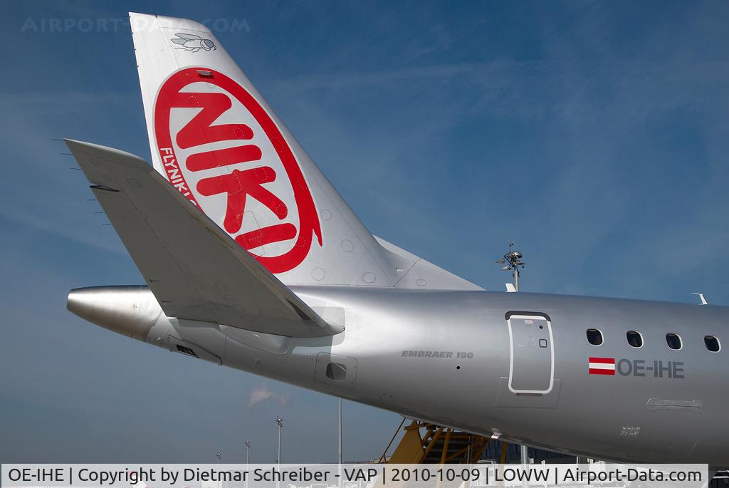 OE-IHE, 2010 Embraer 190LR (ERJ-190-100LR) C/N 19000387, Fly Niki Embraer 190