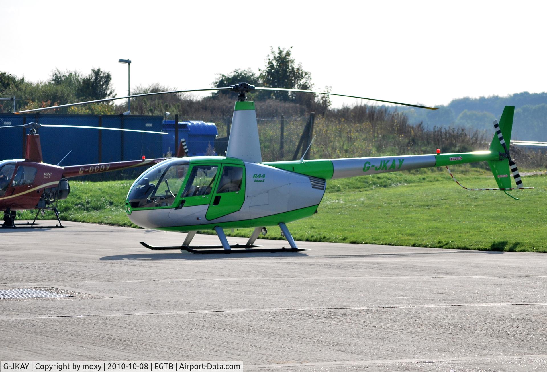 G-JKAY, 2006 Robinson R44 Raven II C/N 11093, Robinson R44 Raven II at Wycombe Air Park