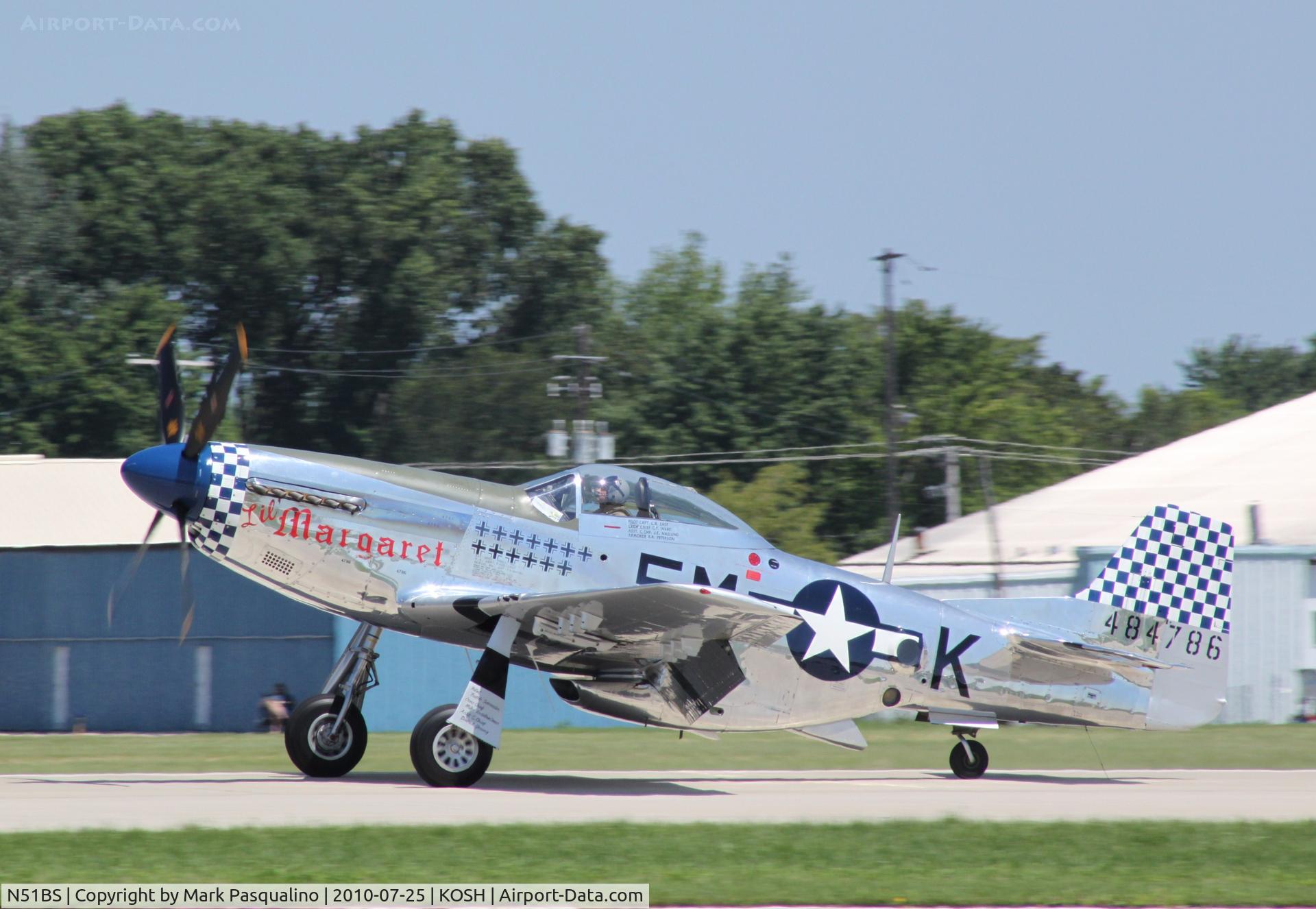 N51BS, 1958 North American P-51D Mustang C/N 44-73822, North American P-51D