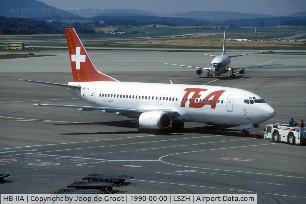 HB-IIA, 1989 Boeing 737-3M8 C/N 24023, TEA Swistzerland