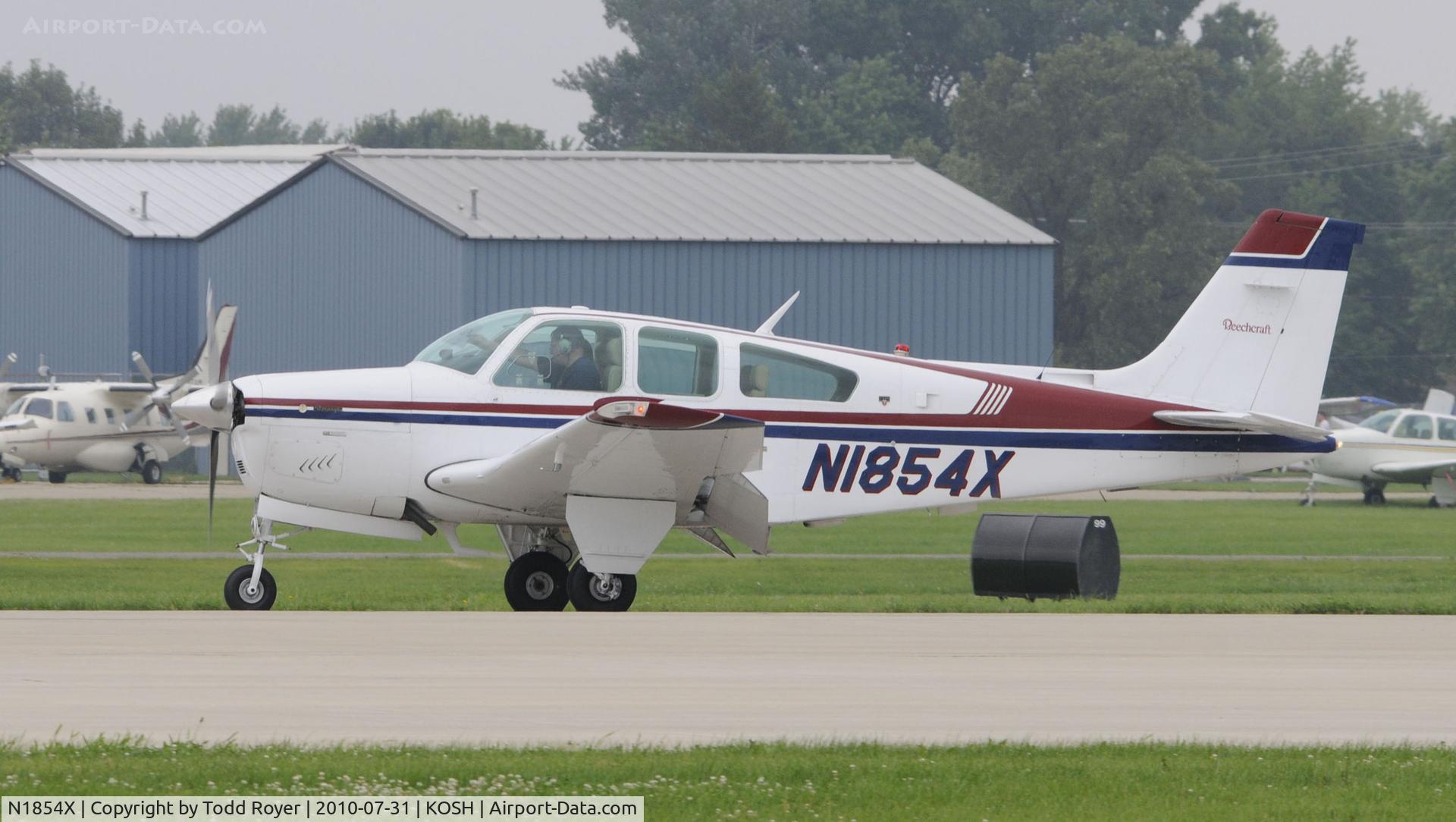 N1854X, 1981 Beech F33A Bonanza C/N CE-983, EAA AIRVENTURE 2010