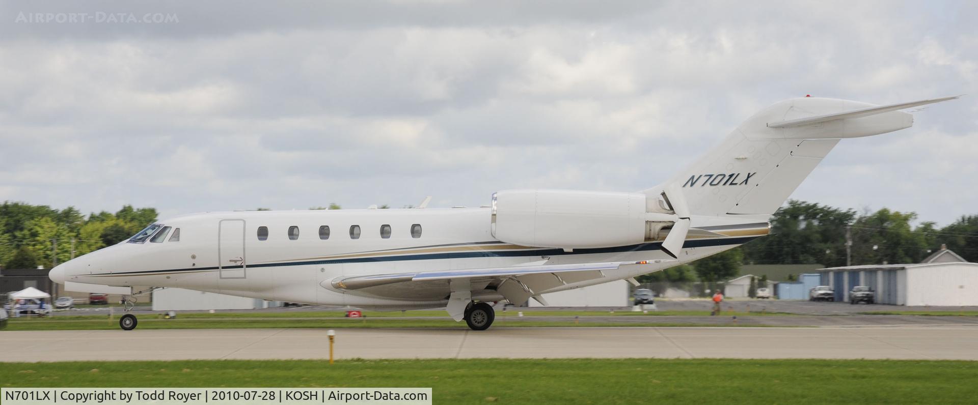 N701LX, 2000 Cessna 750 Citation X C/N 750-0114, EAA AIRVENTURE 2010