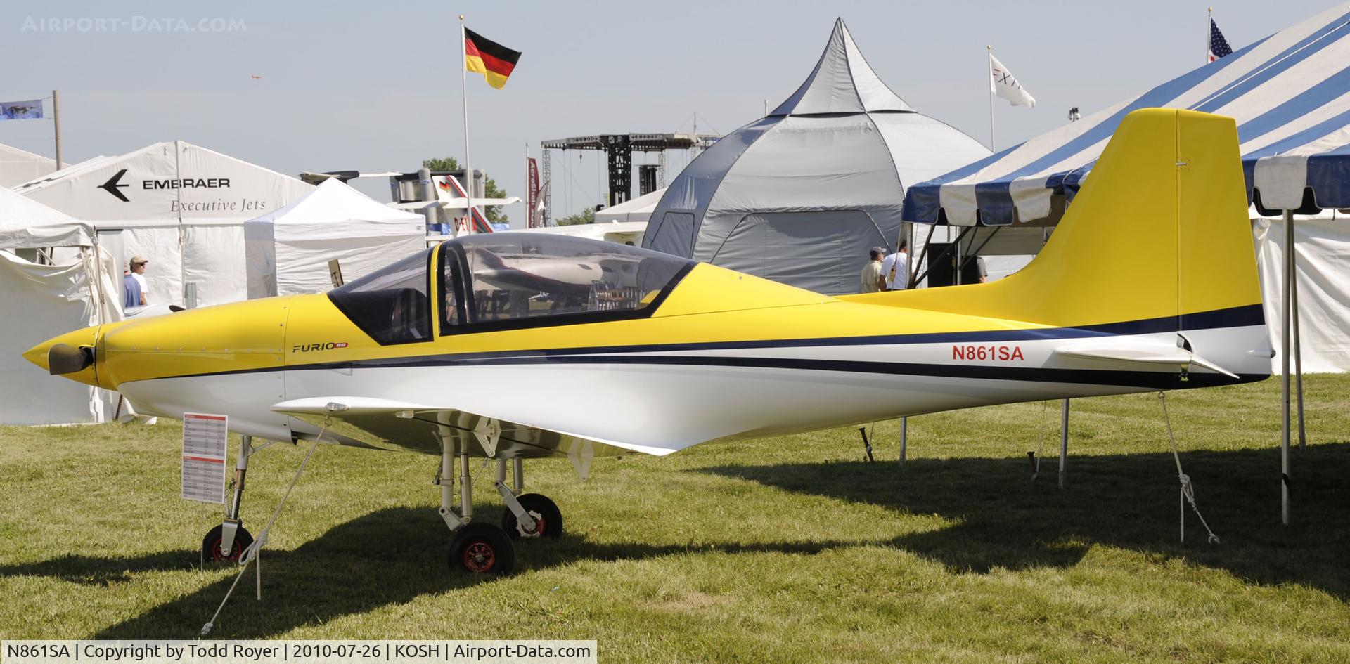 N861SA, Scion Aviation Llc FURIO RG C/N 5, EAA AIRVENTURE 2010