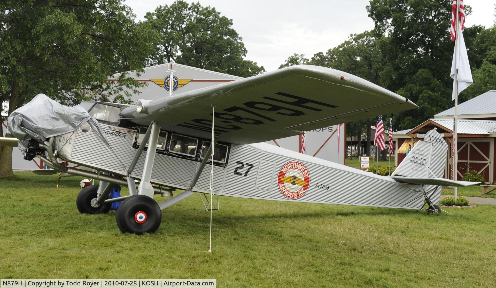 N879H, 1929 Hamilton Metalplane H47 C/N 65, EAA AIRVENTURE 2010