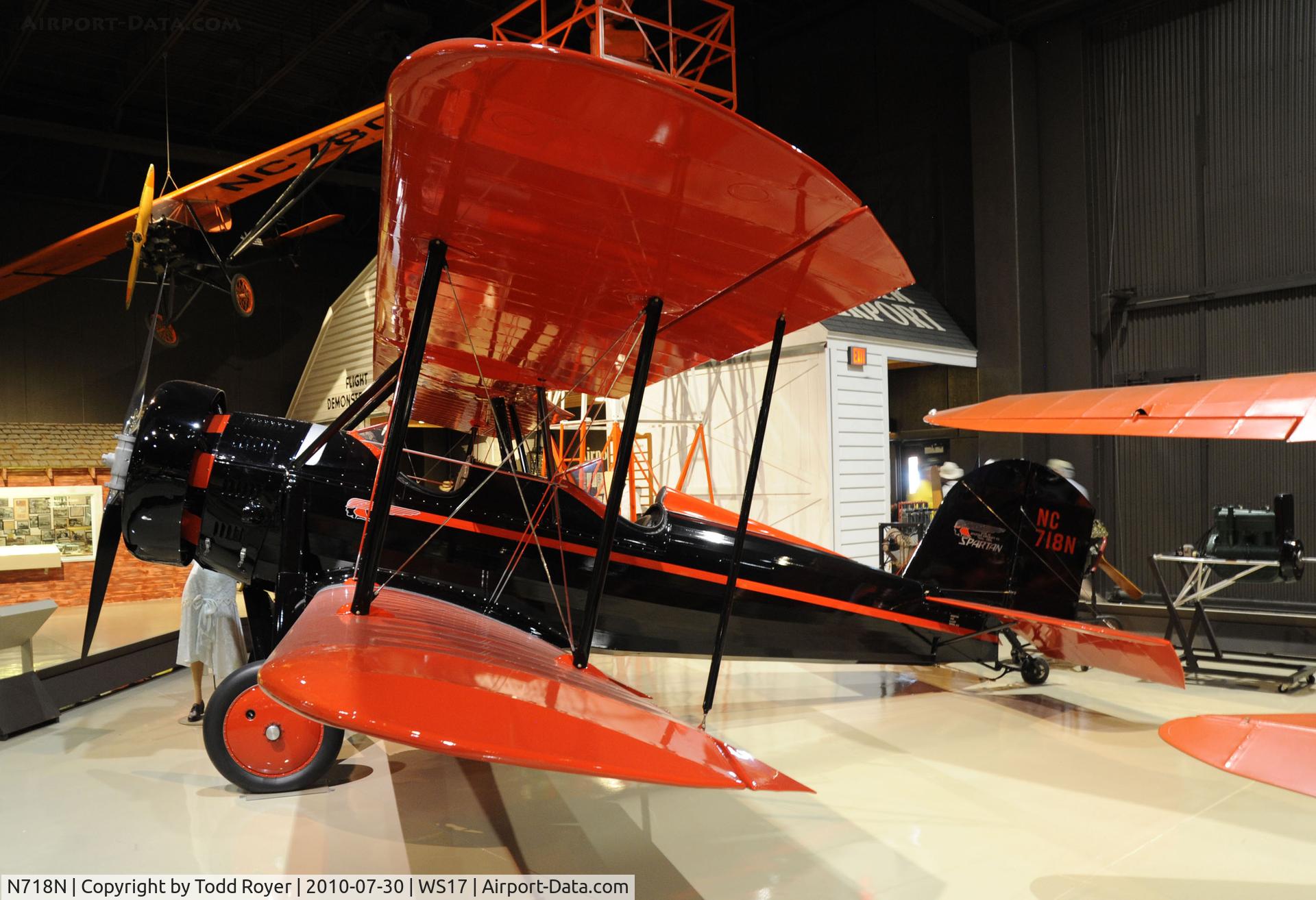N718N, 1930 Spartan C3-225 C/N A-12, EAA AIRMUSEUM