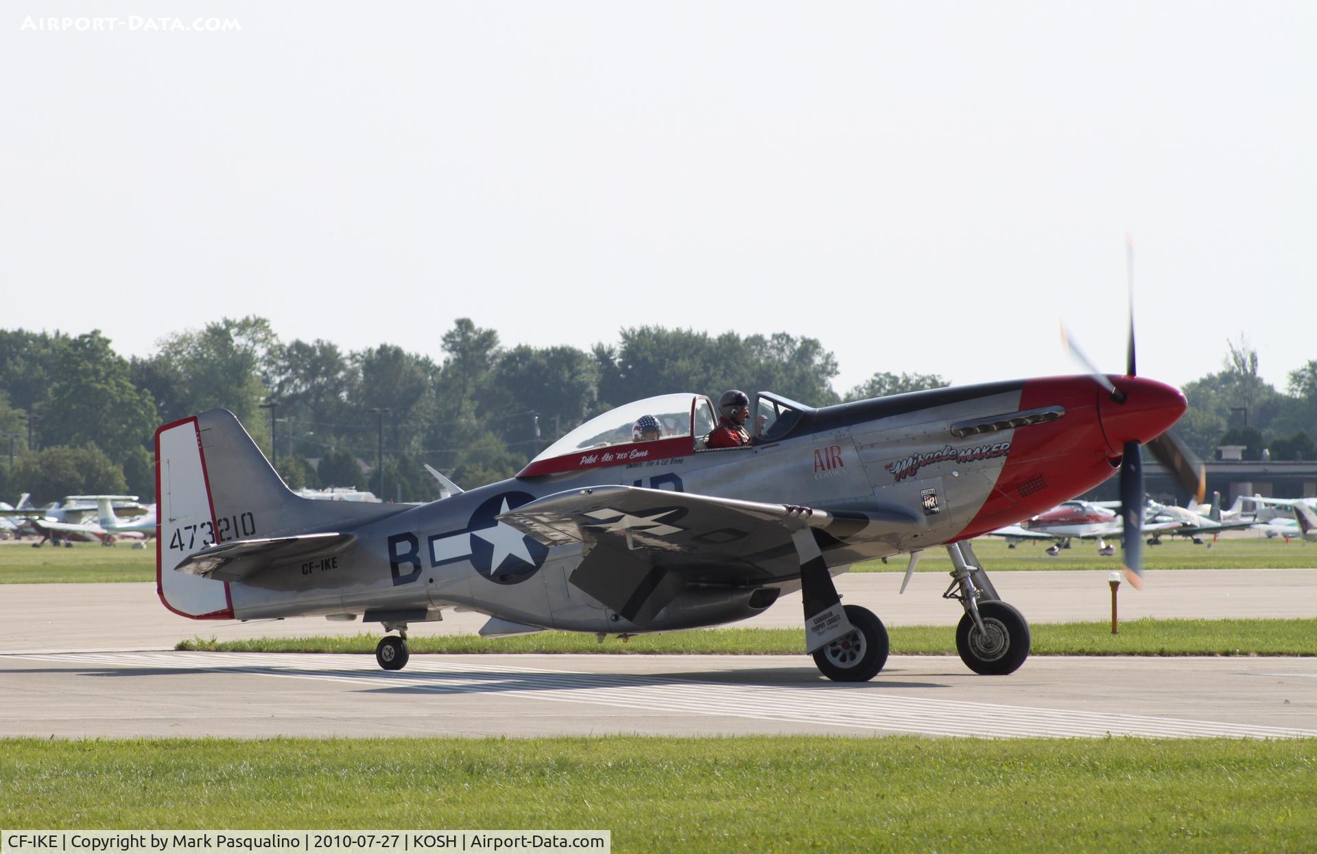CF-IKE, 1944 North American F-51D Mustang C/N 122-39669, North American P-51D