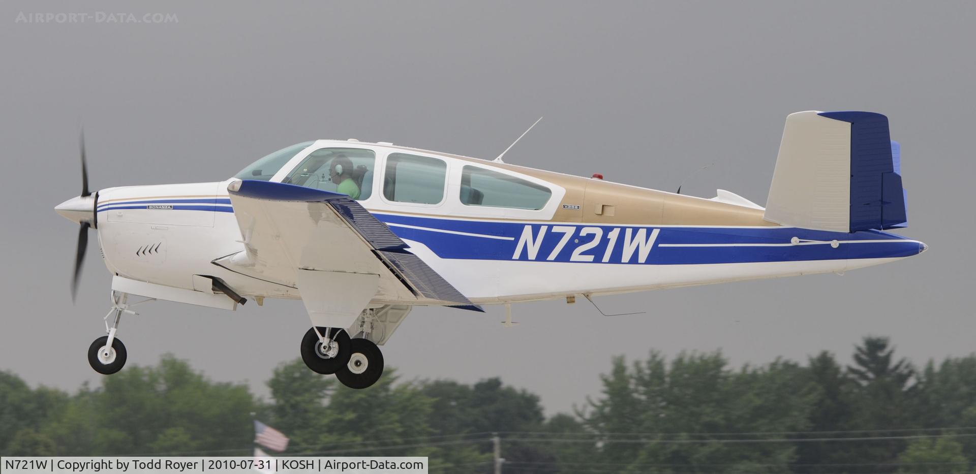 N721W, Beech V35B Bonanza C/N D-9361, EAA AIRVENTURE 2010