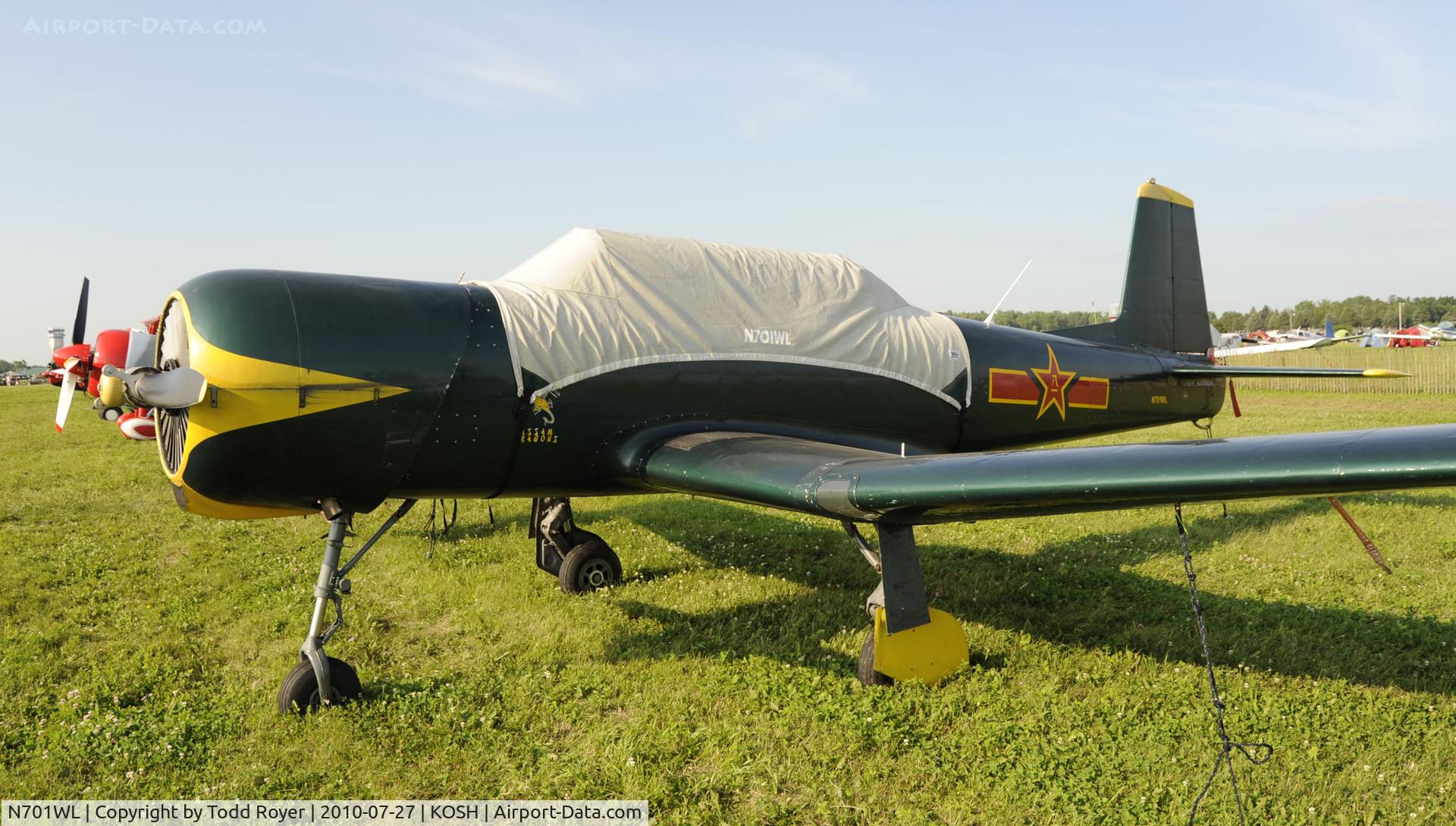 N701WL, 1975 Nanchang CJ-6 C/N 3051215, EAA AIRVENTURE 2010