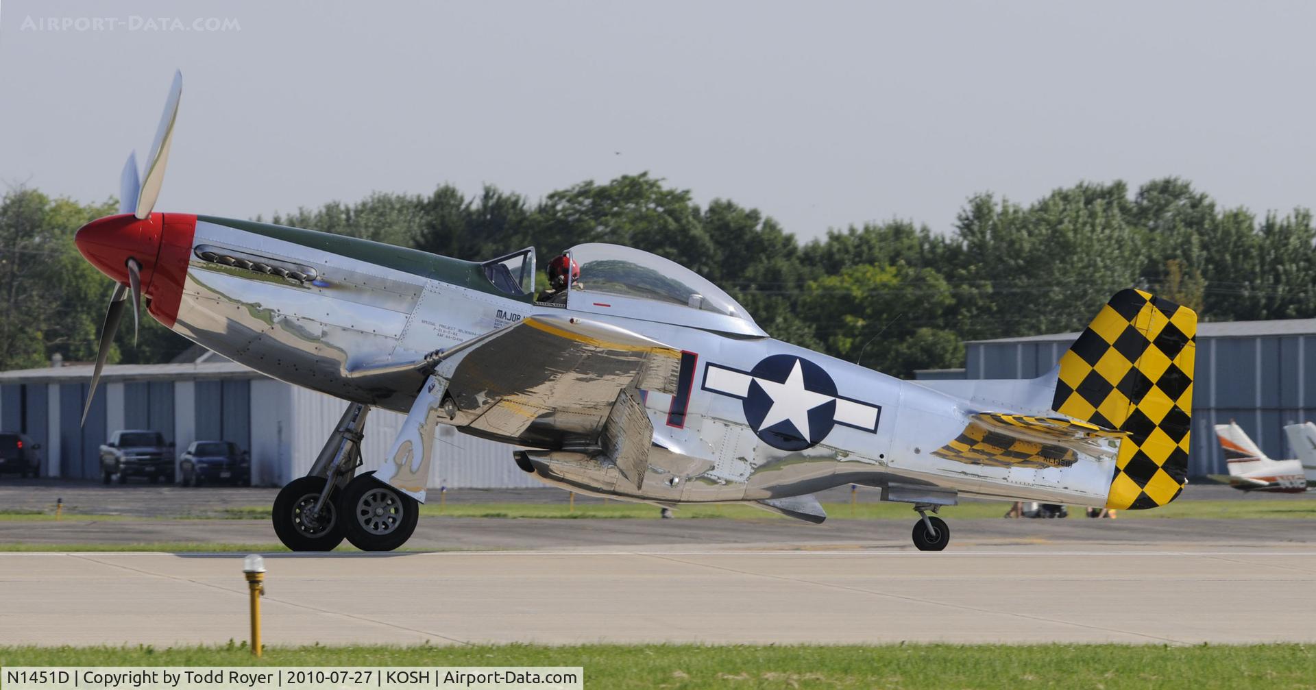 N1451D, 1944 North American P-51D Mustang C/N 44-74446A, EAA AIRVENTURE 2010