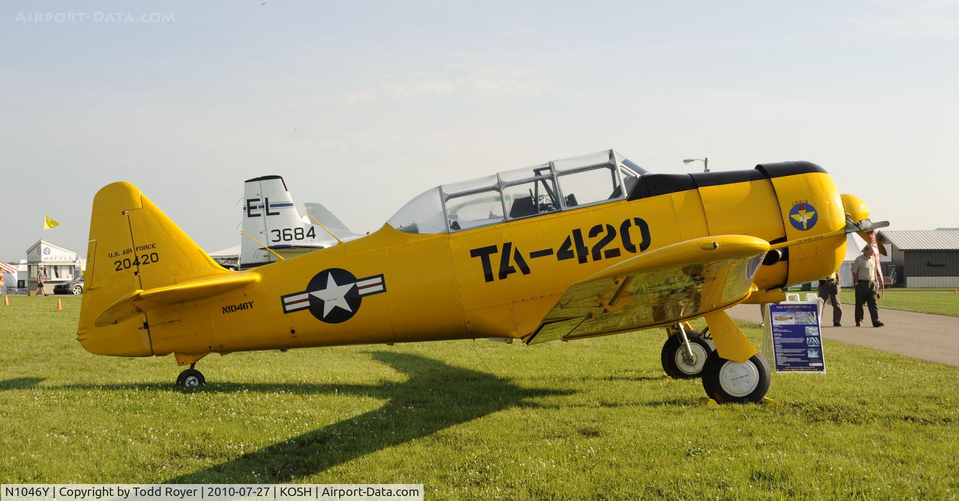 N1046Y, 1952 Canadian Car & Foundry T-6 Harvard Mk.4 C/N CCF4-211, EAA AIRVENTURE 2010