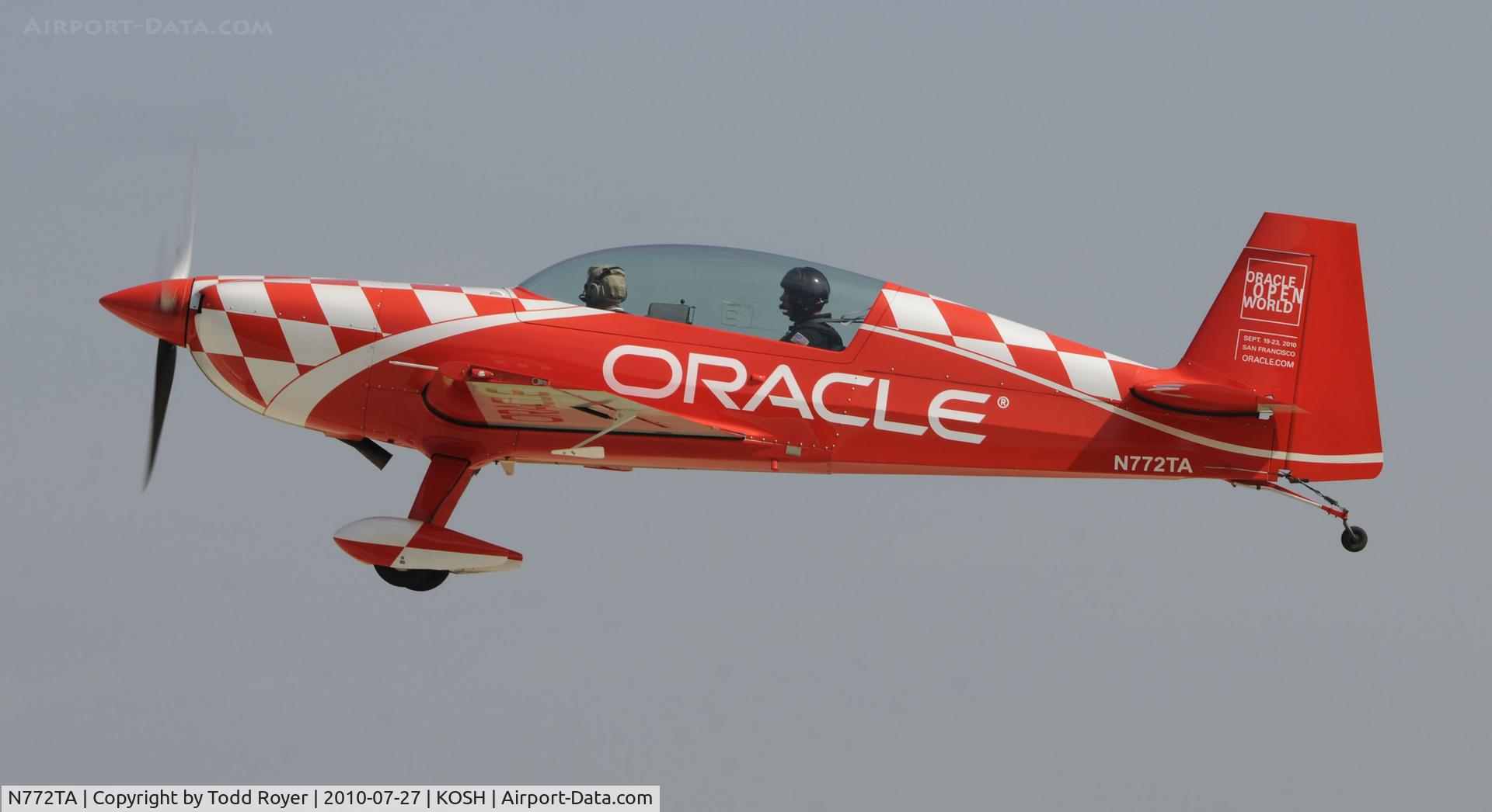 N772TA, 2007 Extra EA-300/L C/N 1260, EAA AIRVENUTRE 2010