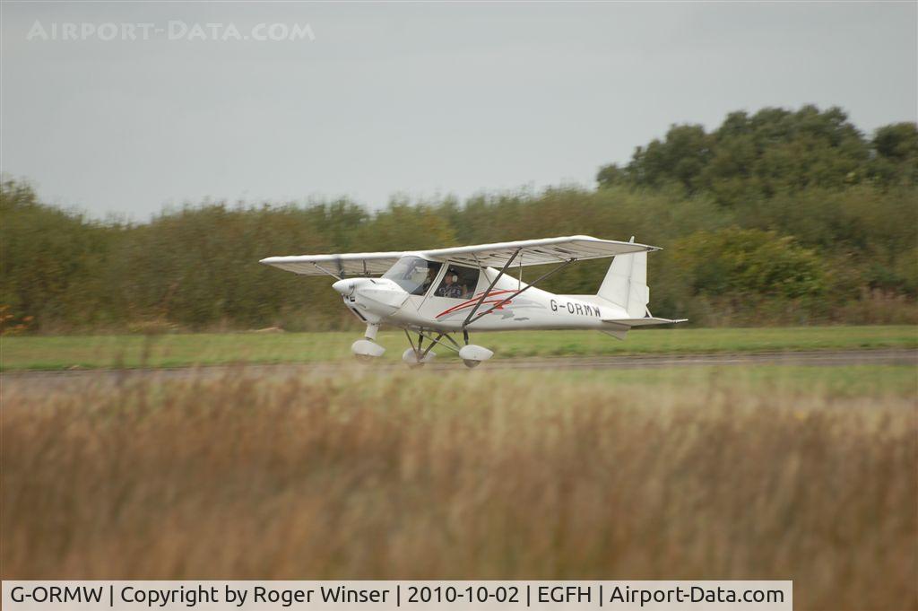 G-ORMW, 2005 Comco Ikarus C42 FB100 C/N 0501-6653, Ikarus of the Gower Flying Centre based at Swansea Airport.