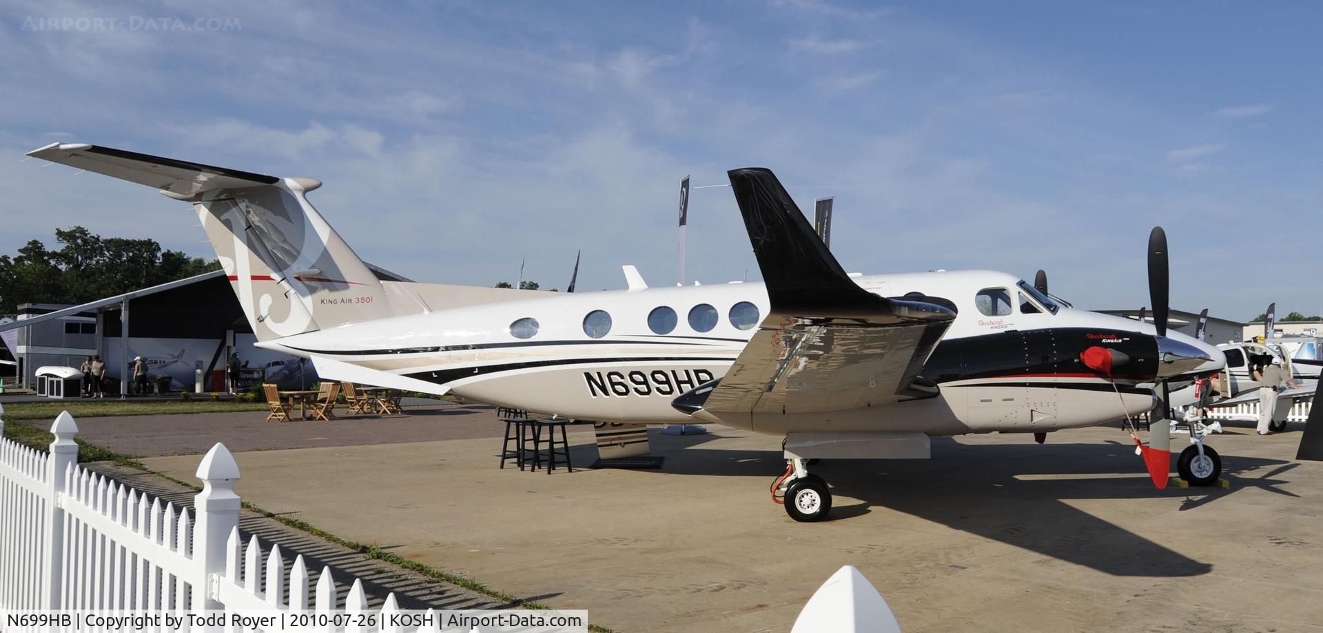 N699HB, 2010 Hawker Beechcraft 350 Super King Air (B300) C/N FL-699, EAA ARIVENTURE 2010
