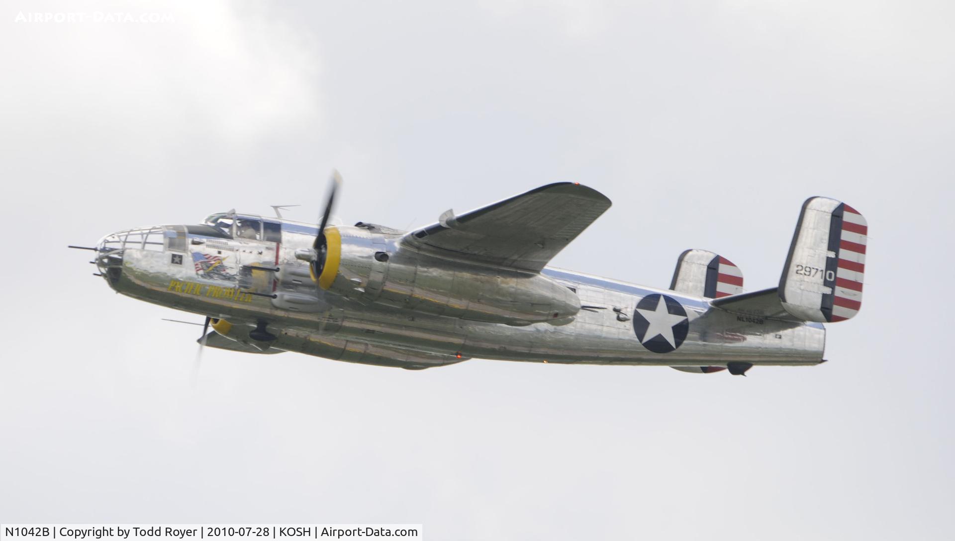 N1042B, 1944 North American B-25N Mitchell C/N 108-35148, EAA AIRVENTURE 2010