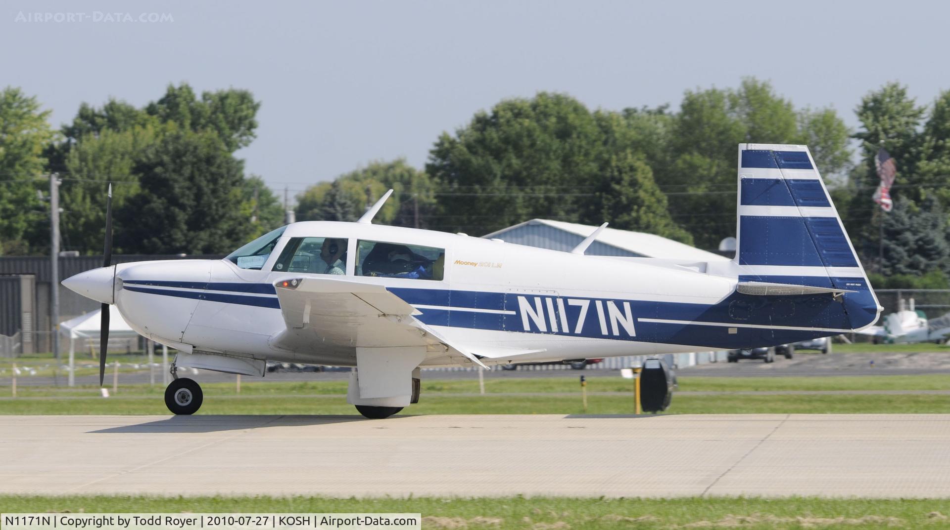 N1171N, Mooney M20J 201 C/N 24-1629, EAA AIRVENTURE 2010