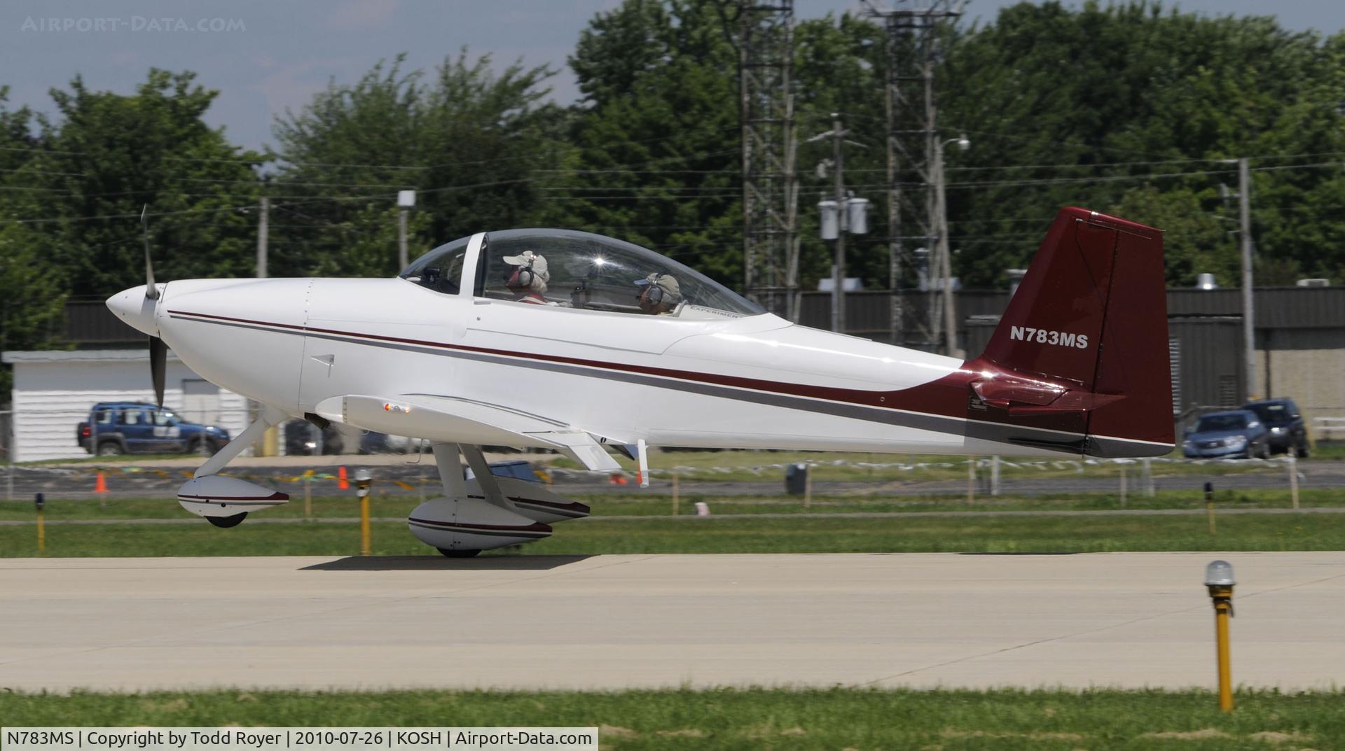 N783MS, 2000 Vans RV-8A C/N 80783, EAA AIRVENTURE 2010