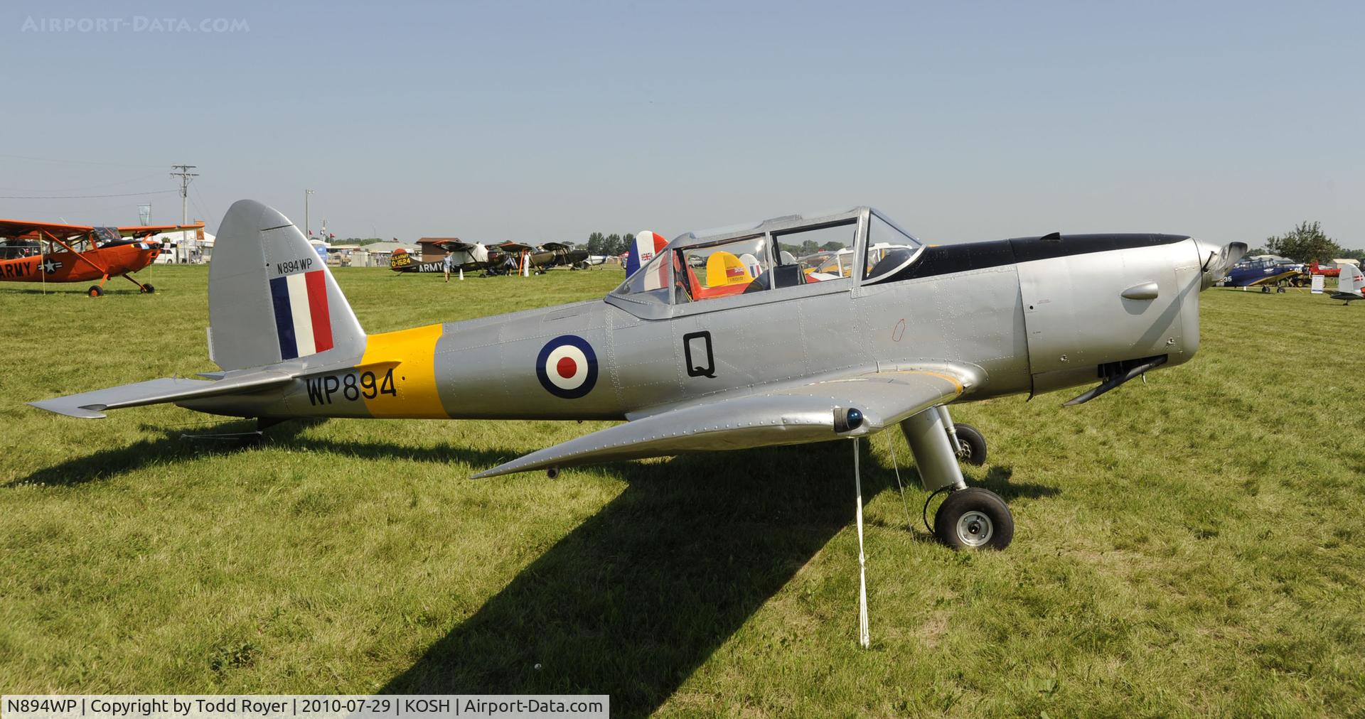 N894WP, 1952 De Havilland DHC-1 Chipmunk T.10 C/N C1/0679, EAA AIRVENTURE 2010