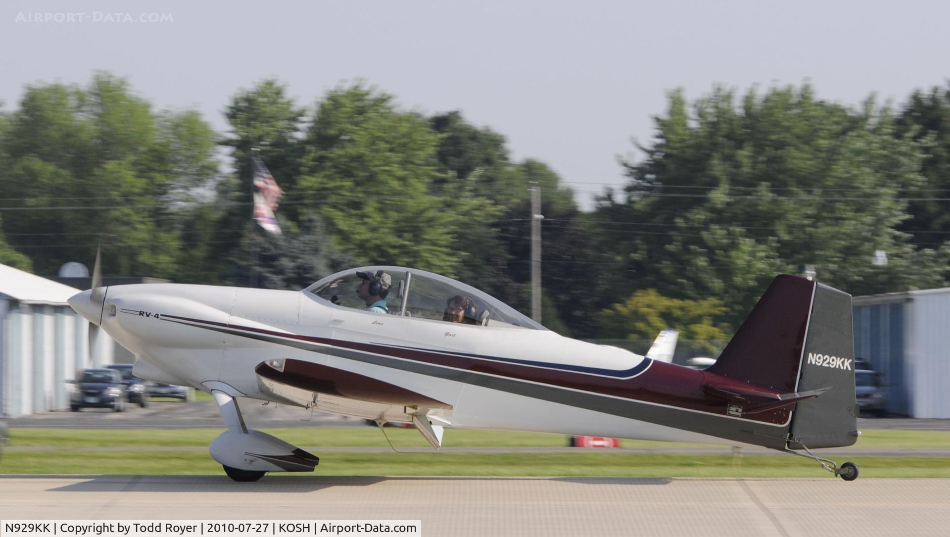 N929KK, 2002 Vans RV-4 C/N 1195, EAA AIRVENTURE 2010