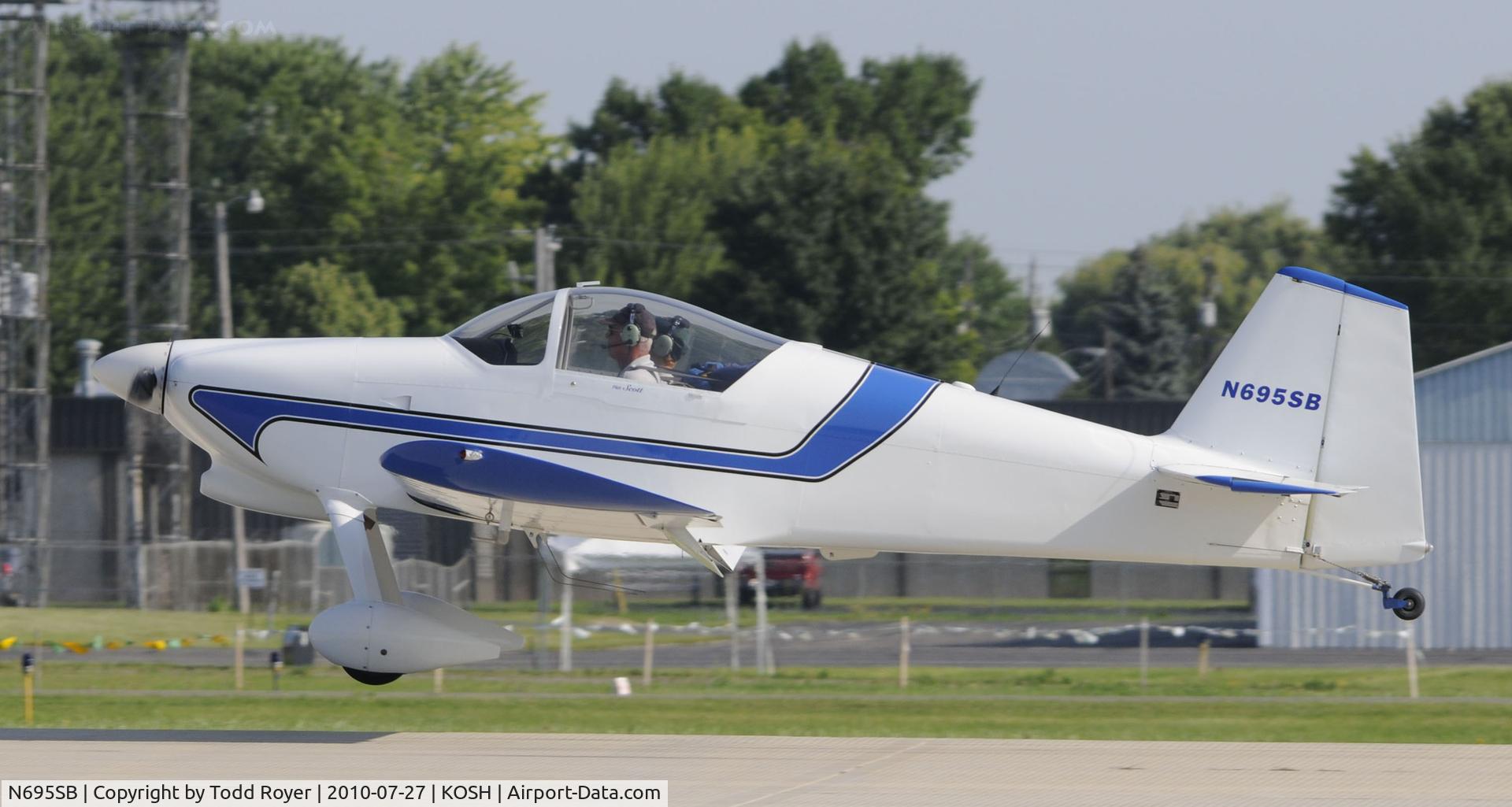 N695SB, Vans RV-6 C/N 24517, EAA AIRVENTURE 2010