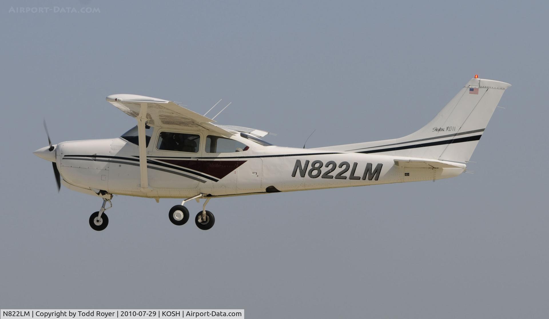 N822LM, 1979 Cessna R182 Skylane RG C/N R18201081, EAA AIRVENTURE 2010