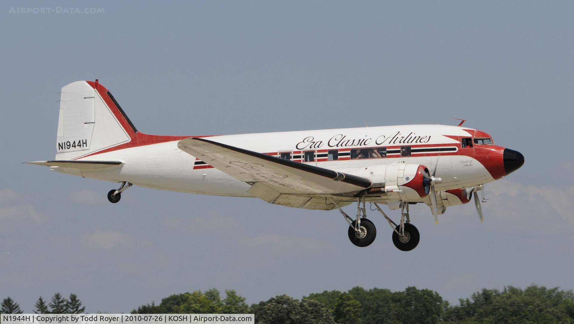 N1944H, 1945 Douglas DC-3C (C-47B-50-DK) C/N 34378, EAA AIRVENTURE 2010