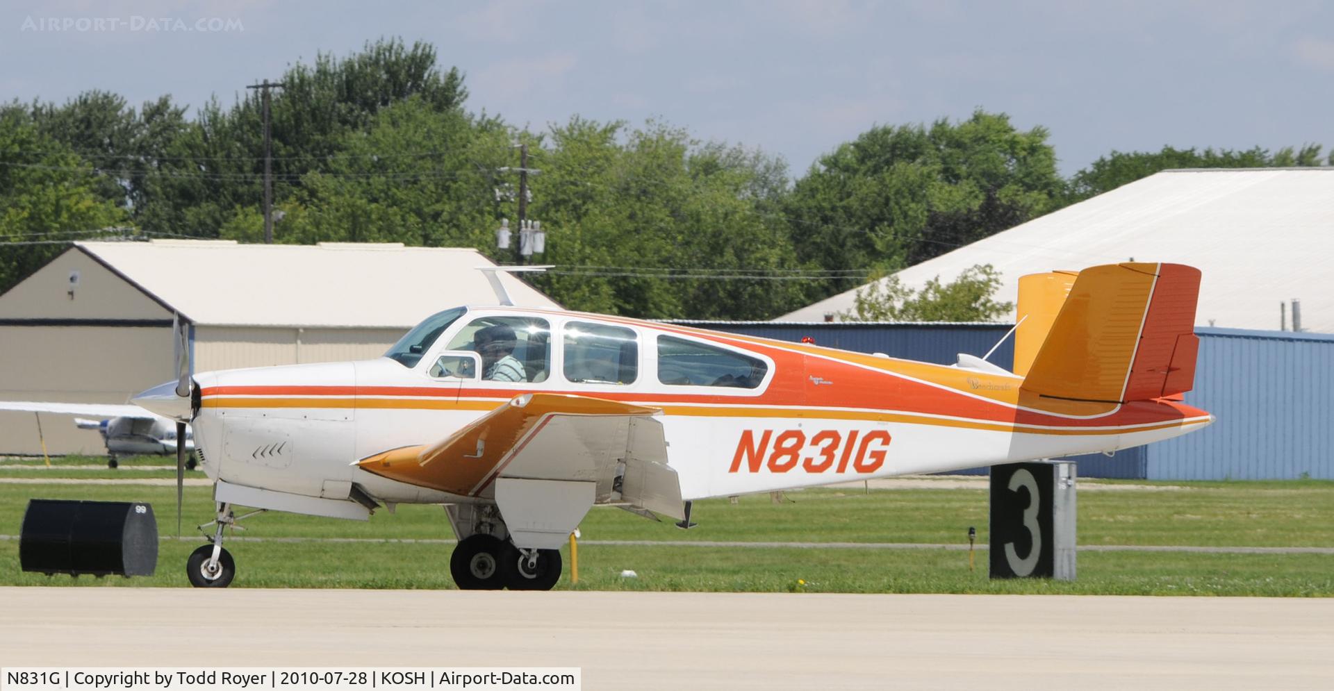 N831G, 1966 Beech V35 Bonanza C/N D-8285, EAA AIRVENTURE 2010