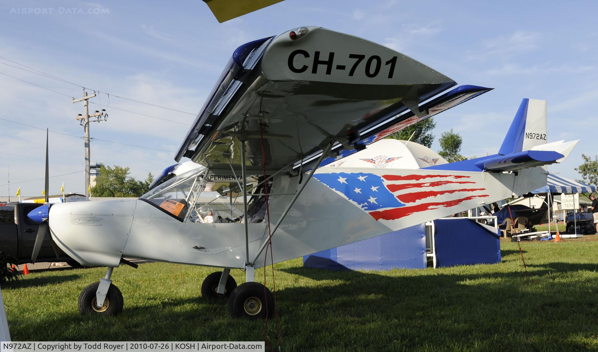 N972AZ, 2008 Zenair STOL CH-701 C/N 7-6673, EAA AIRVENTURE 2010