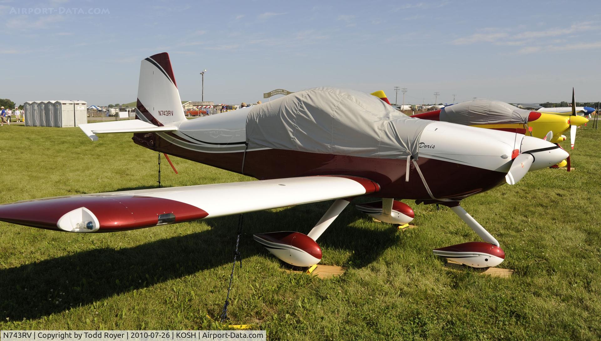 N743RV, Vans RV-7A C/N 70039, EAA AIRVENTURE 2010