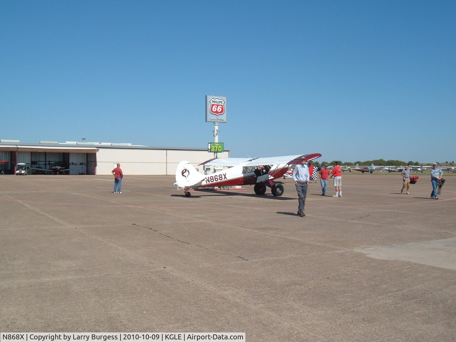 N868X, 2006 Aviat A-1B Husky C/N 2351, At the Fall Festival of Flight — the 48th Annual Fly-in at the Gainesville Municipal Airport hosted by the Texas Chapter of the Antique Airplane Association