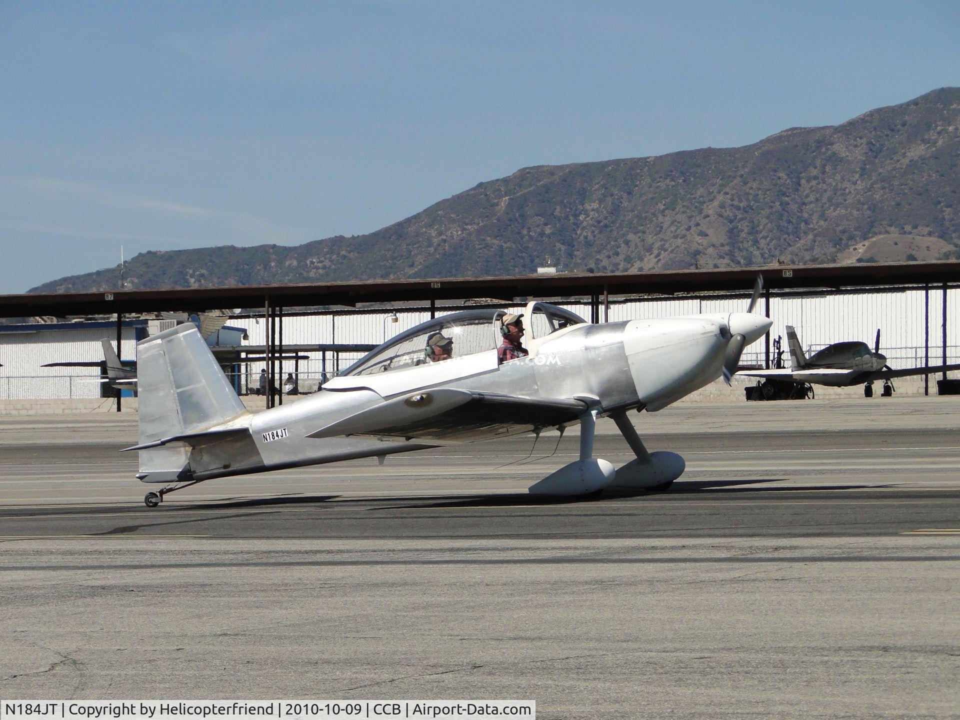 N184JT, Vans RV-8 C/N 80653, Taxiing back to the hanger