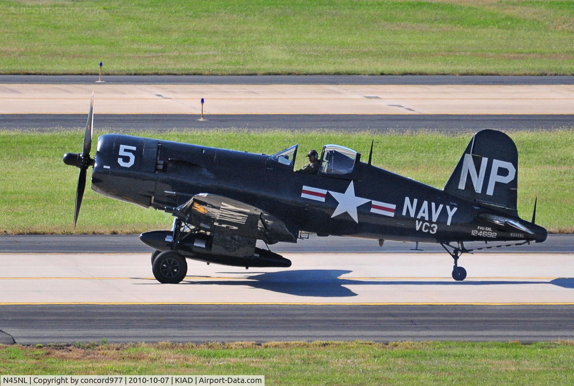 N45NL, 1951 Vought F4U-5NL Corsair C/N 124692, N45NL
