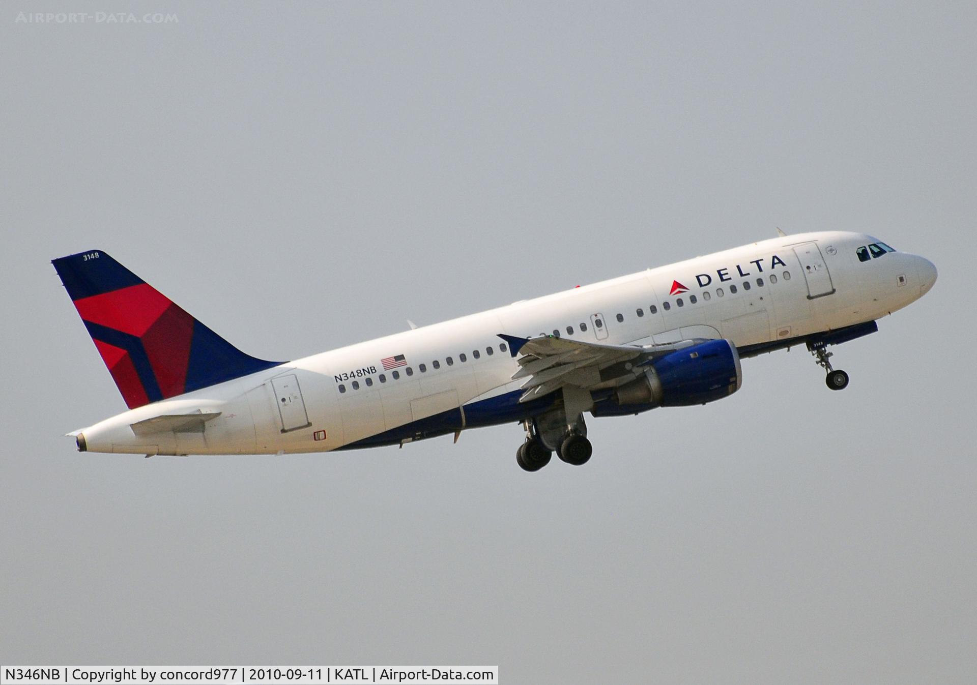 N346NB, 2002 Airbus A319-114 C/N 1796, N356NB