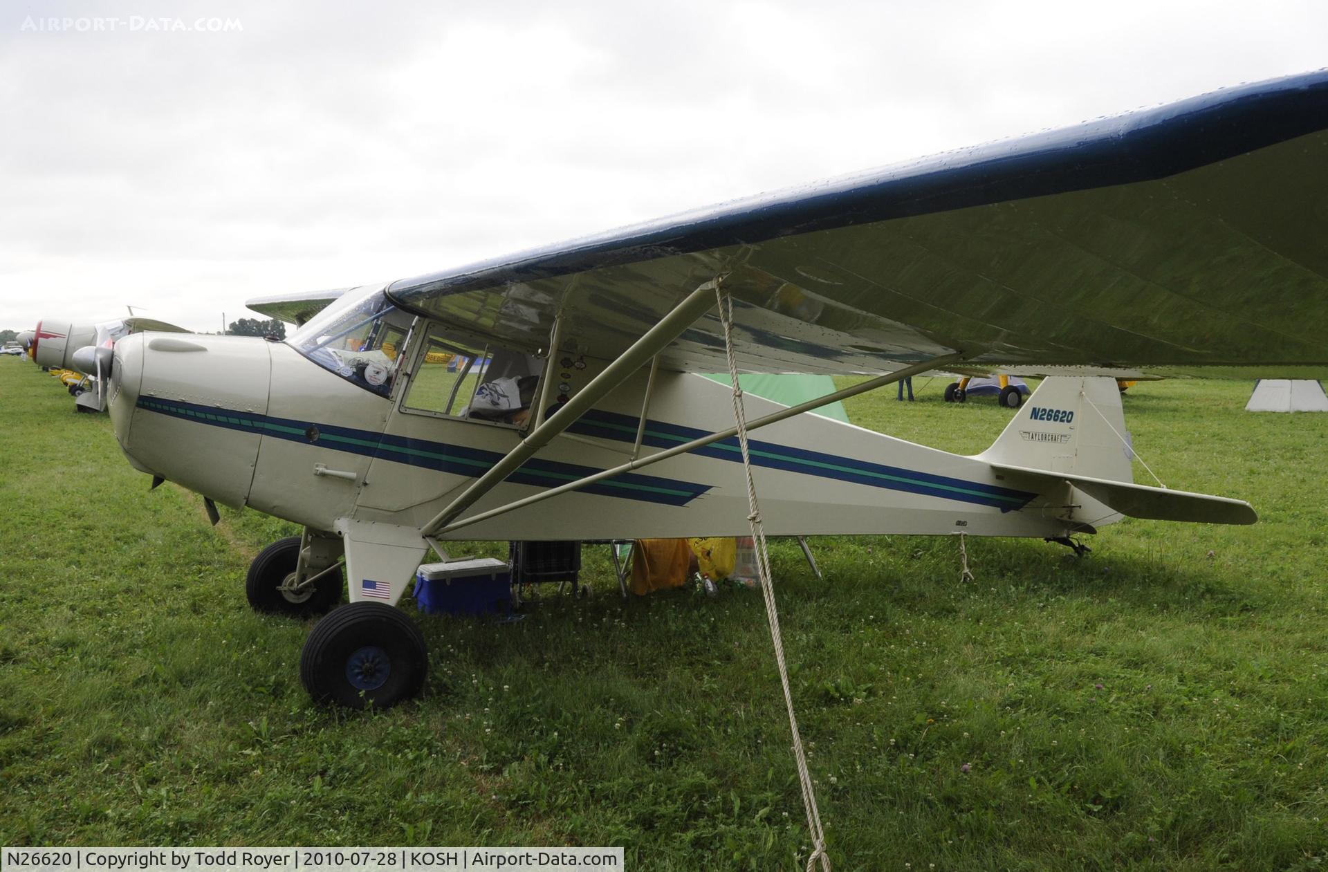 N26620, 1940 Taylorcraft BF-65 C/N 1962, EAA AIRVENTURE 2010