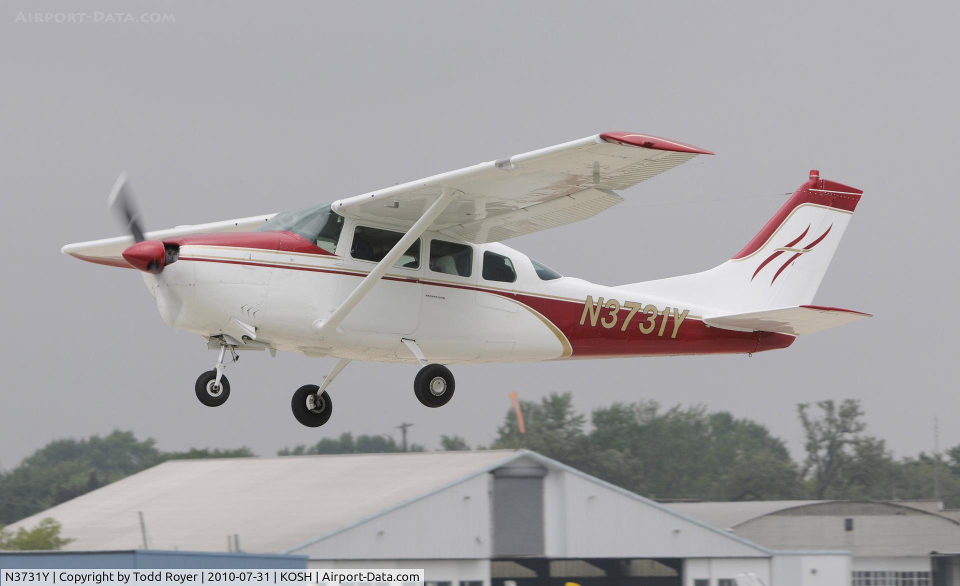 N3731Y, 1963 Cessna 210D Centurion C/N 21058231, EAA AIRVENTURE 2010