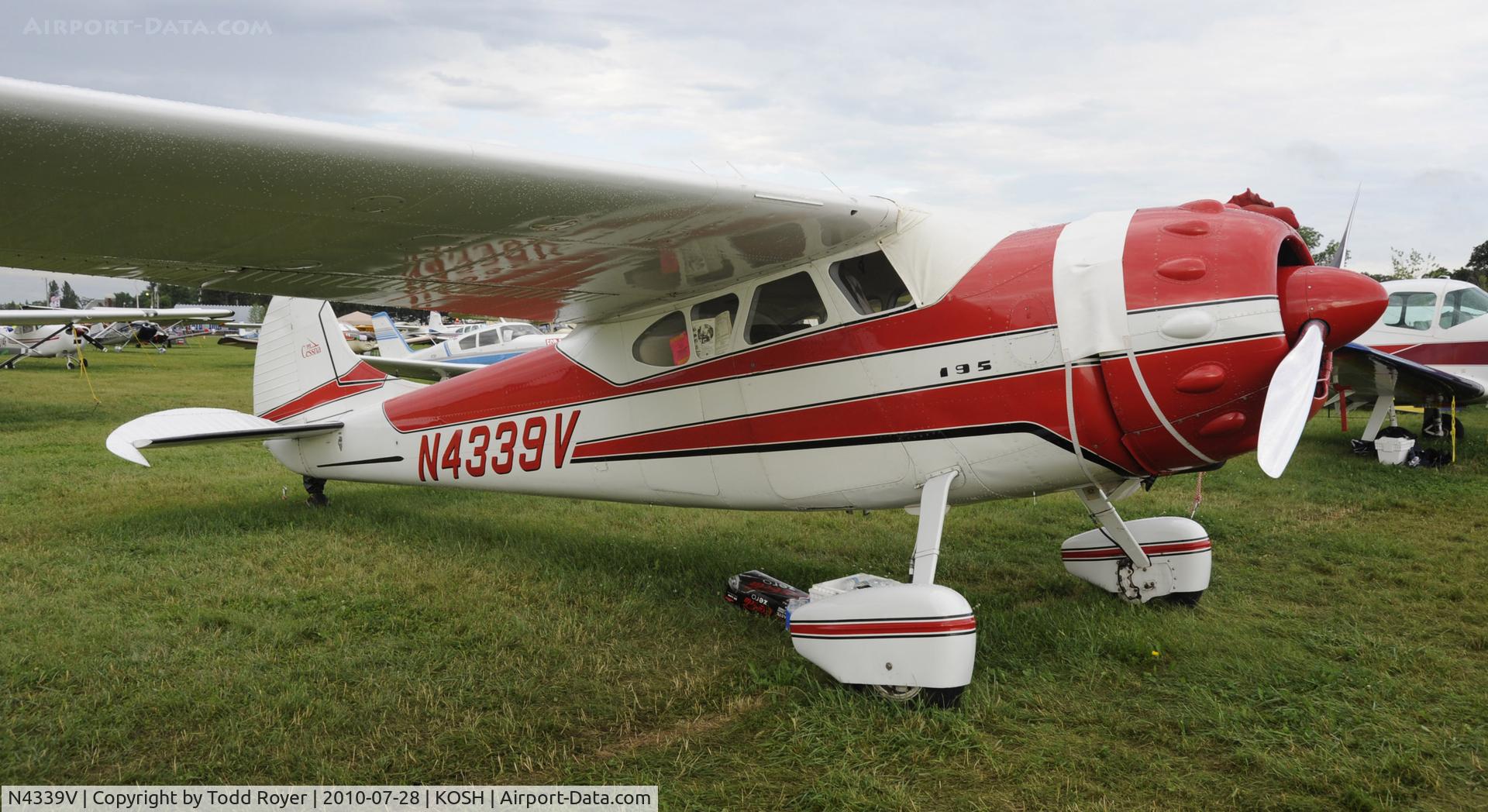 N4339V, 1948 Cessna 190 C/N 7245, EAA AIRVENTURE 2010