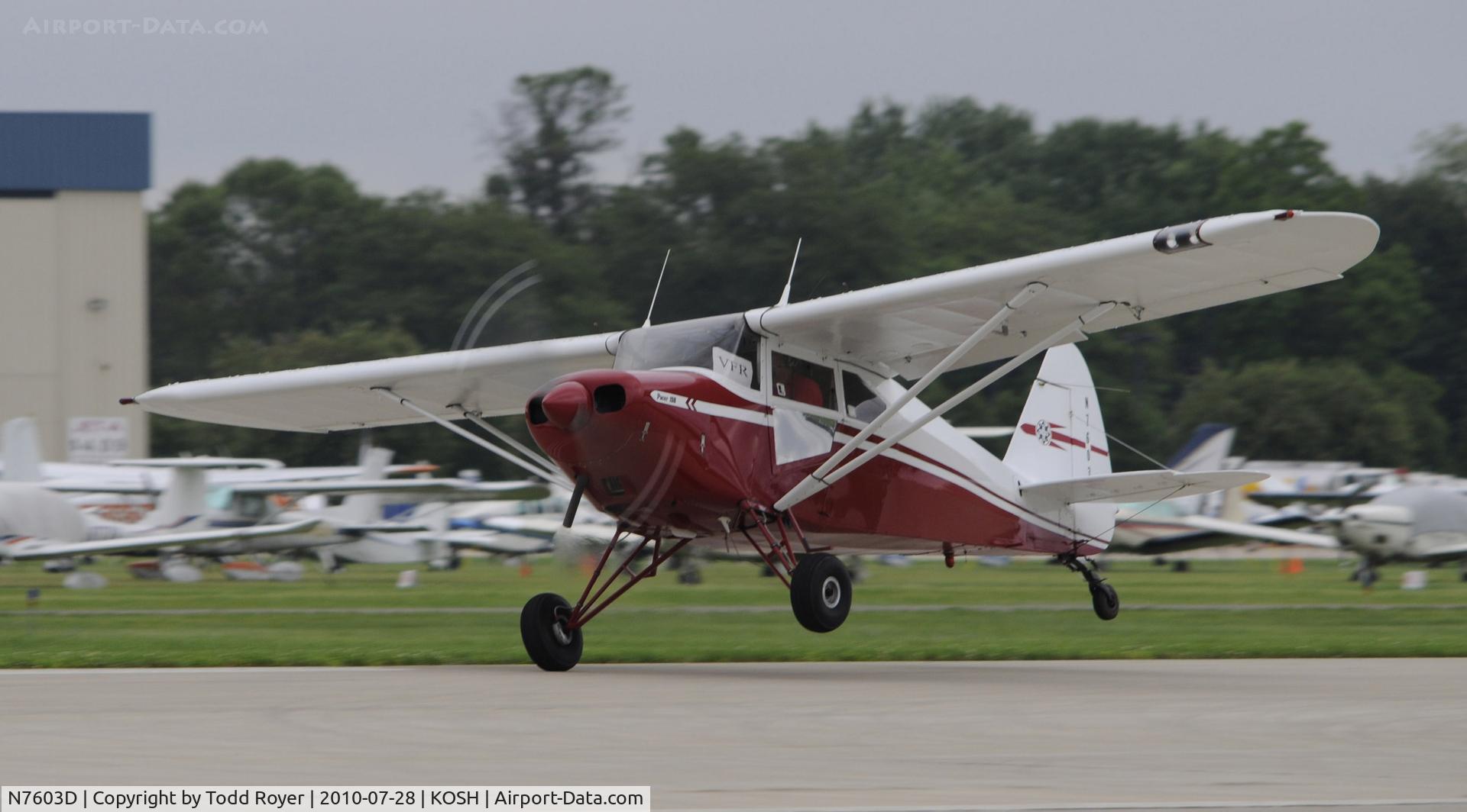 N7603D, 1957 Piper PA-22-150 C/N 22-5304, EAA AIRVENTURE 2010