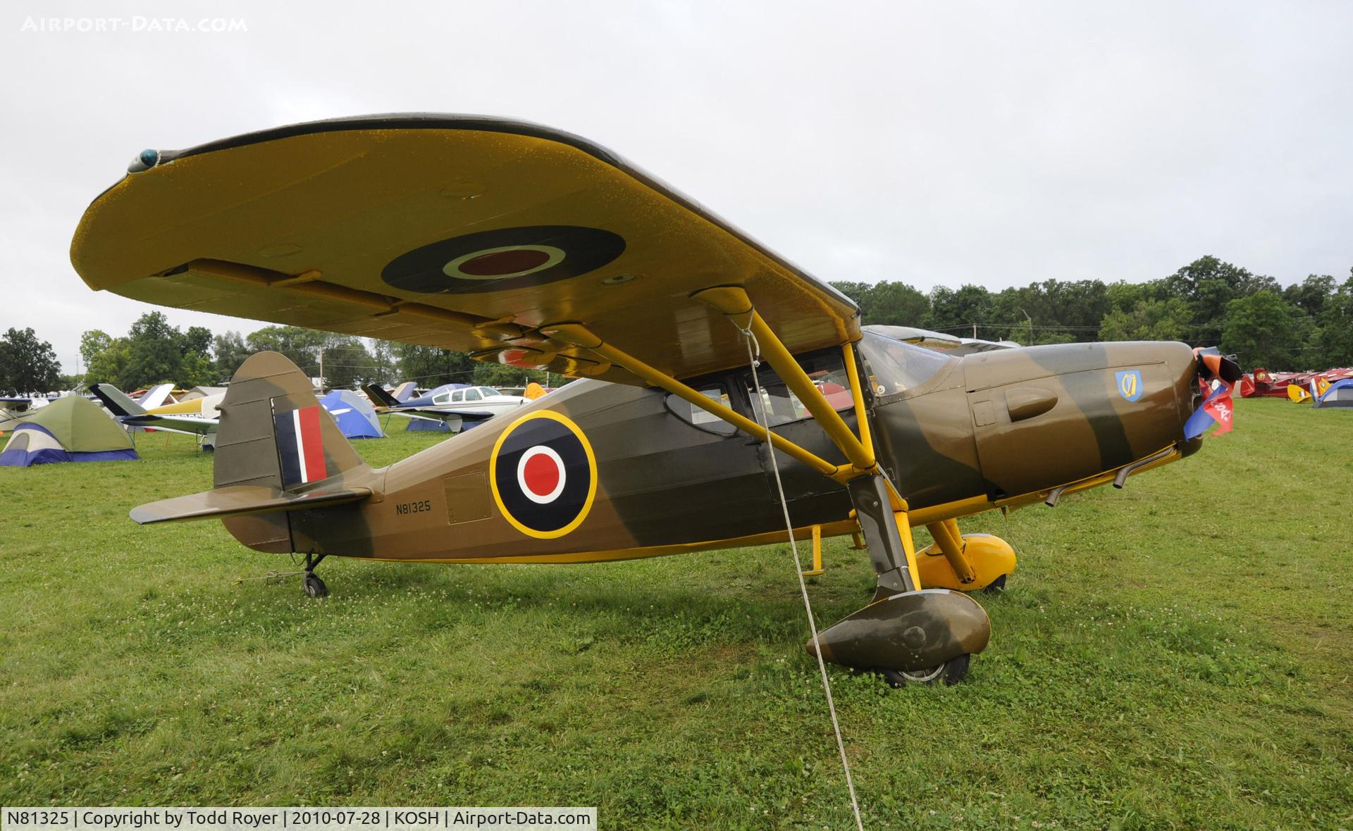 N81325, 1946 Fairchild 24R-46 C/N R46225, EAA AIRVENTURE 2010