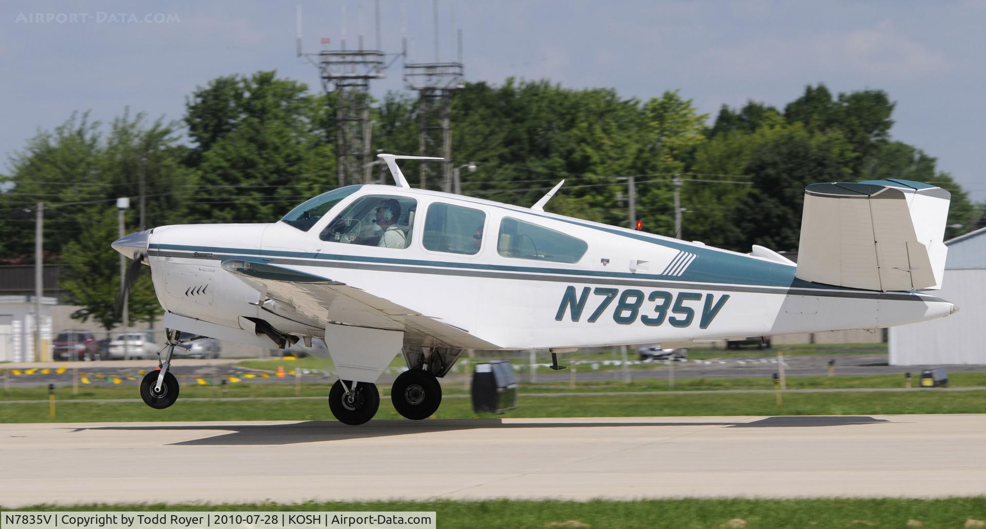 N7835V, 1978 Beech V35B Bonanza C/N D-10155, EAA AIRVENTURE 2010