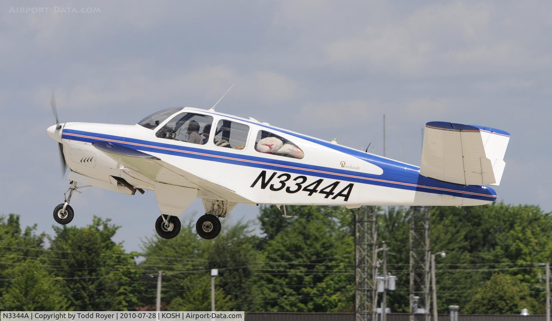 N3344A, 1961 Beech N35 Bonanza C/N D-6733, EAA AIRVENTURE 2010