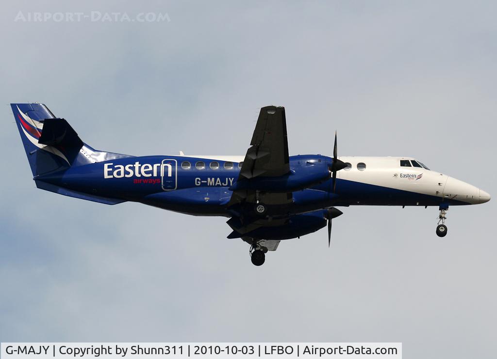 G-MAJY, 1997 British Aerospace Jetstream 41 C/N 41099, Landing rwy 14R