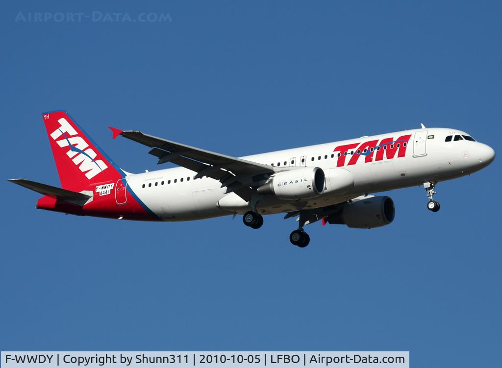 F-WWDY, 2010 Airbus A320-214 C/N 4441, C/n 4441 - To be PR-MYH
