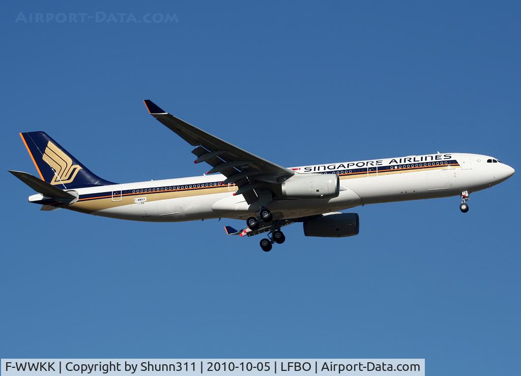 F-WWKK, 2010 Airbus A330-343X C/N 1156, C/n 1156 - To be 9V-STR
