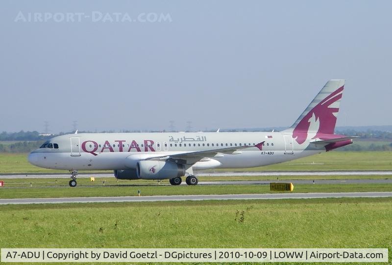 A7-ADU, 2007 Airbus A320-232 C/N 3071, Takeoff to Doha.