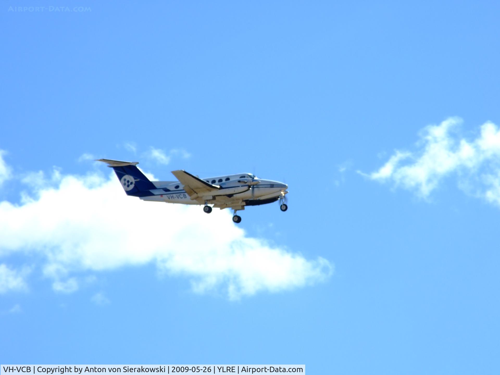 VH-VCB, 1979 Beech B200 King Air C/N BB-579, VH-VCB @ YLRE Beech B200 c/n BB575 of Westwing Aviation