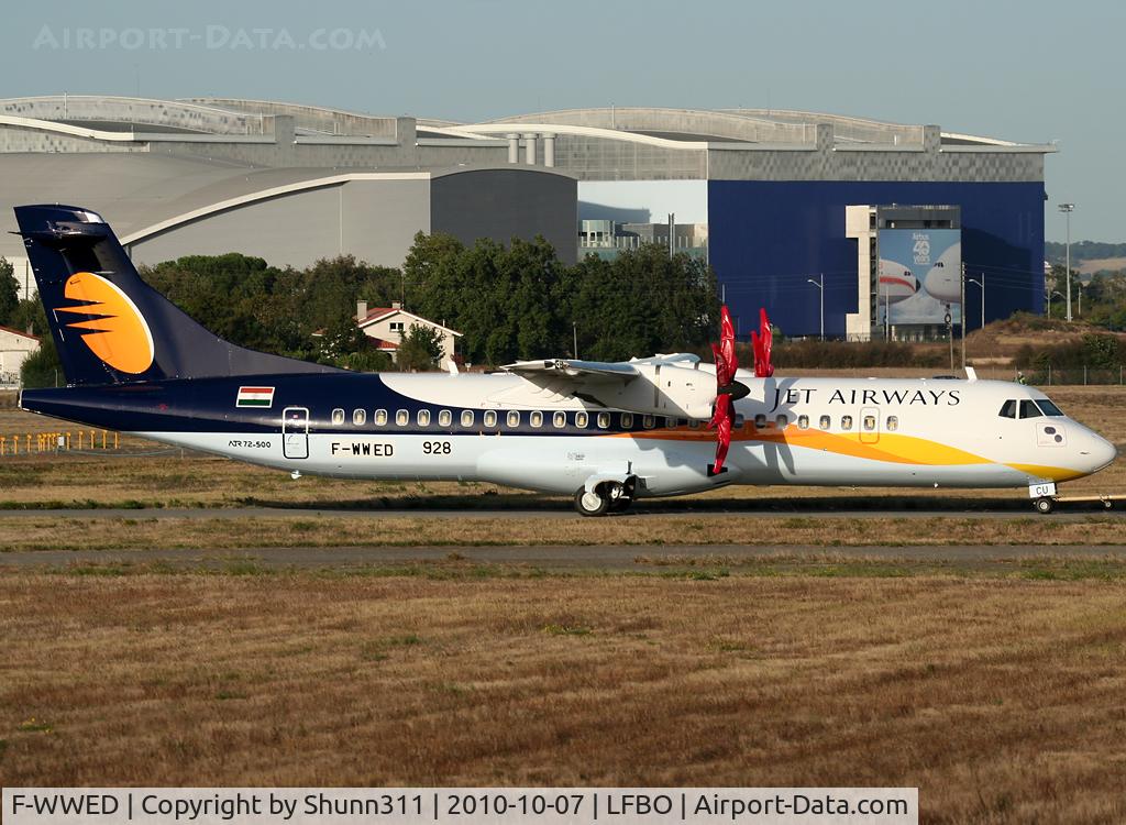 F-WWED, 2010 ATR 72-212A C/N 928, C/n 0928 - To be VT-JCU