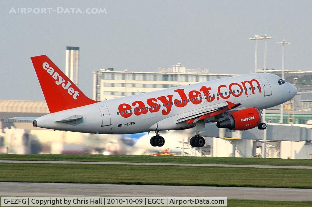 G-EZFG, 2009 Airbus A319-111 C/N 3845, easyJet