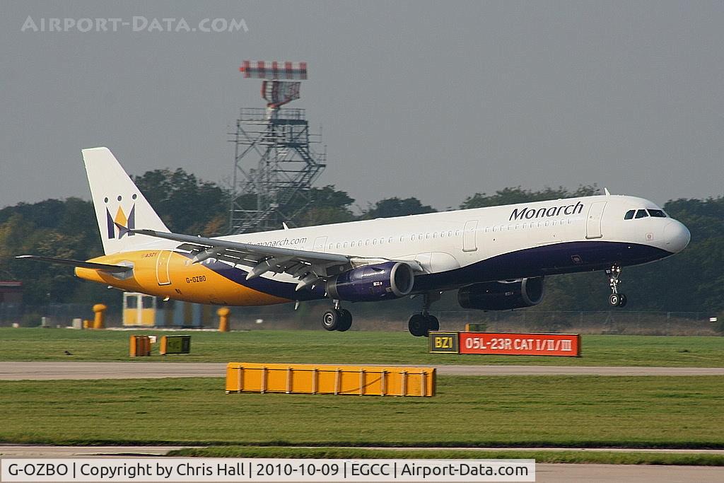 G-OZBO, 2000 Airbus A321-231 C/N 1207, Monarch Airlines